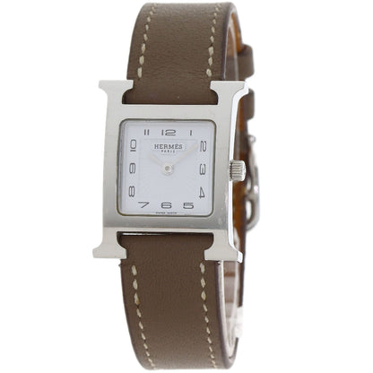 HERMES エルメス HH1.210 Hウォッチ 腕時計 SS レディース 中古