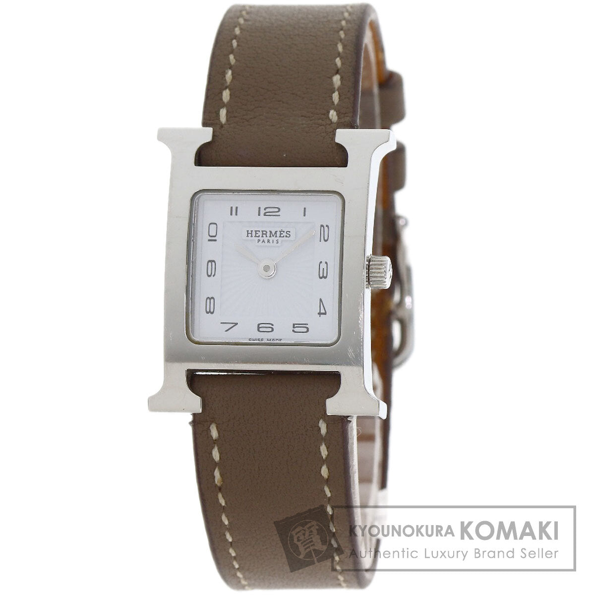 HERMES エルメス HH1.210 Hウォッチ 腕時計 SS レディース 中古