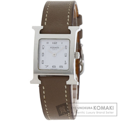 HERMES エルメス HH1.210 Hウォッチ 腕時計 SS レディース 中古