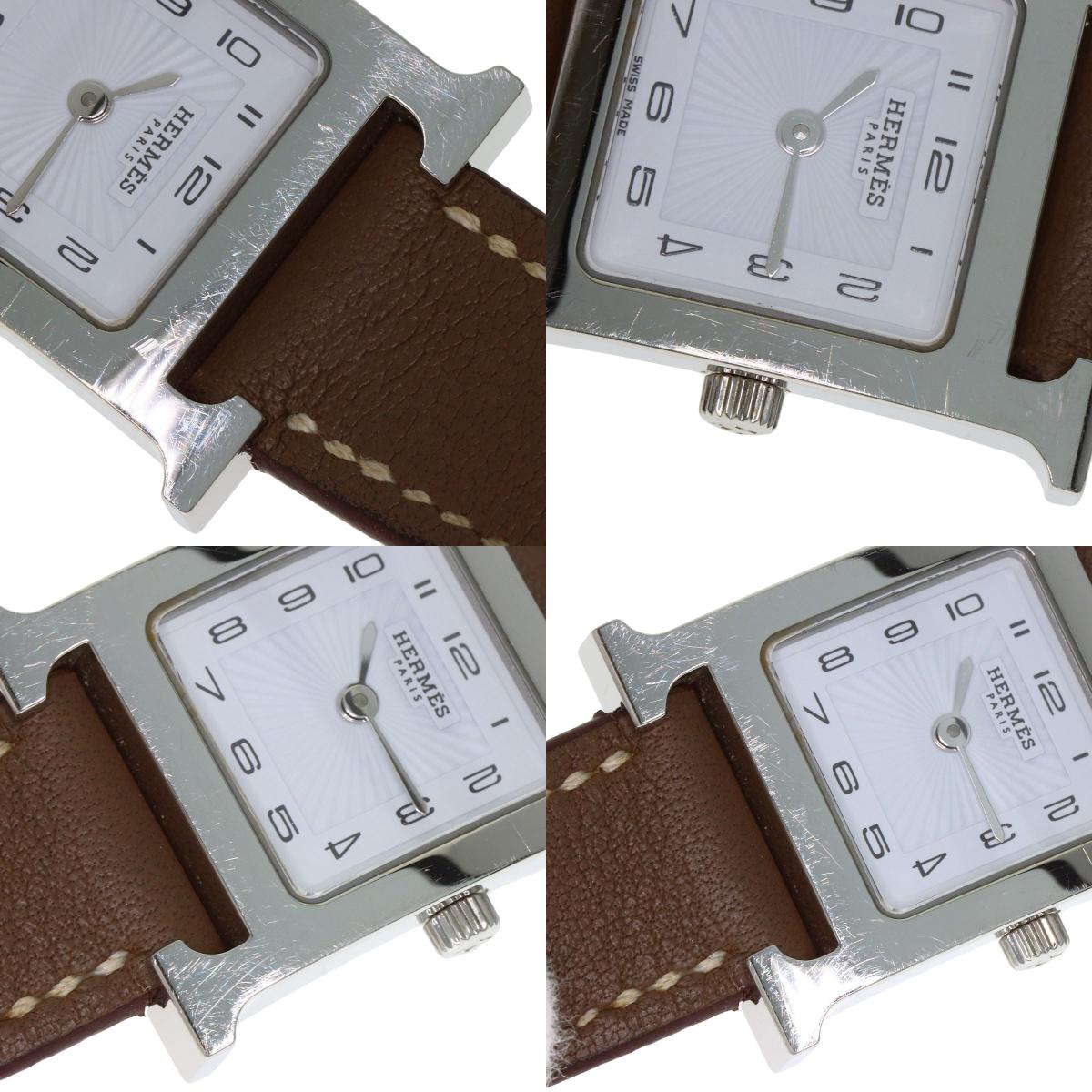 HERMES エルメス HH1.210 Hウォッチ 腕時計 SS レディース 中古