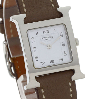 HERMES エルメス HH1.210 Hウォッチ 腕時計 SS レディース 中古