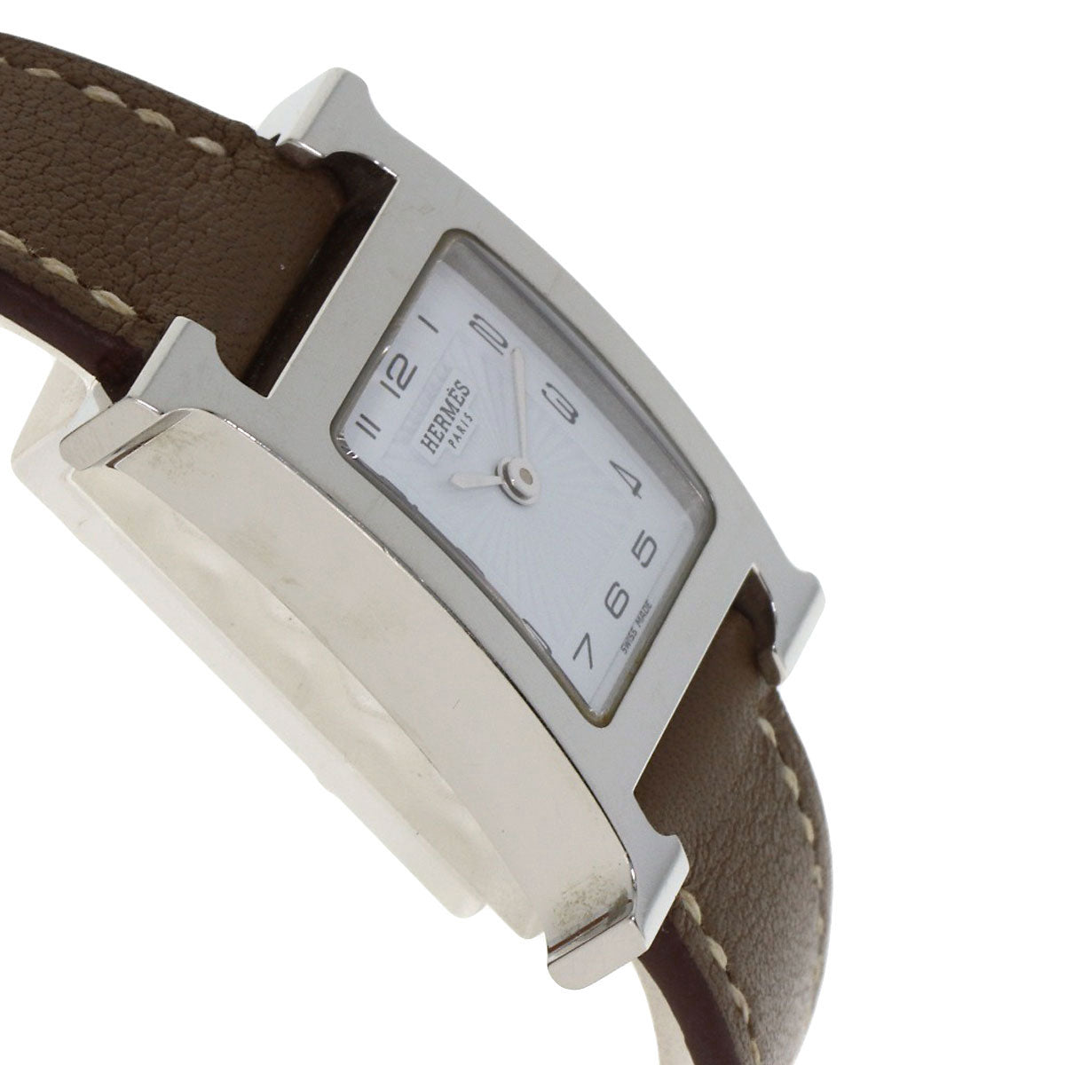 HERMES エルメス HH1.210 Hウォッチ 腕時計 SS レディース 中古