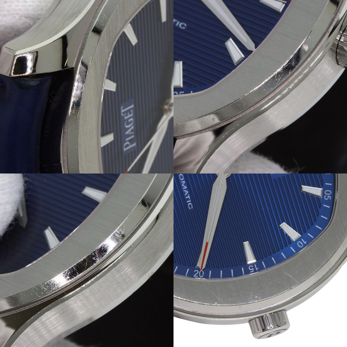 ピアジェ G0A43001 ポロ デイト 42mm ブルー 腕時計 中古 商品画像17
