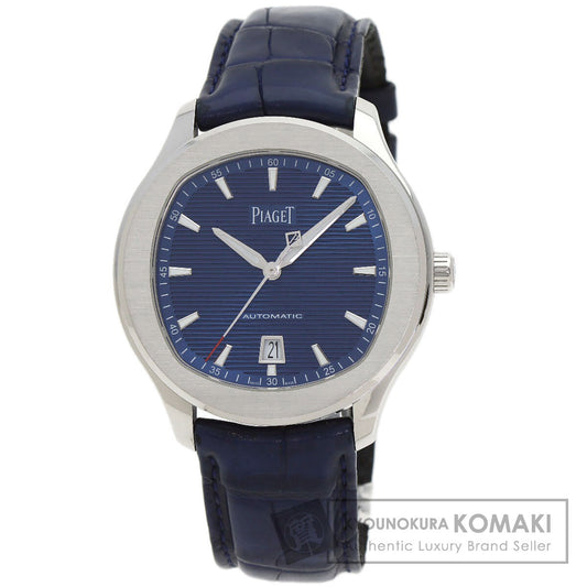 ピアジェ G0A43001 ポロ デイト 42mm ブルー 腕時計 中古 商品画像1
