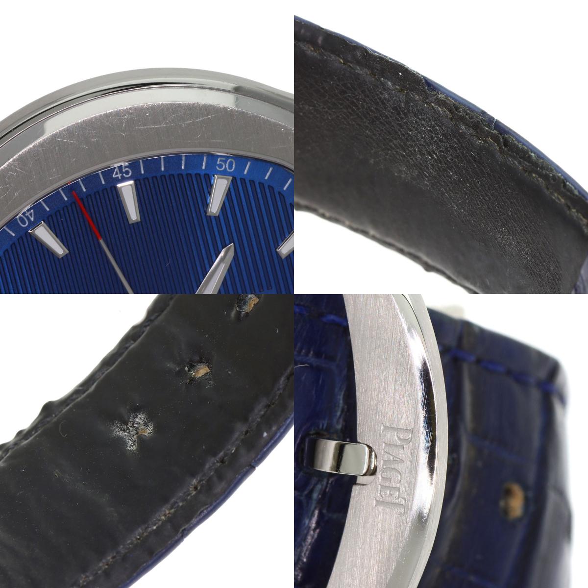 ピアジェ G0A43001 ポロ デイト 42mm ブルー 腕時計 中古 商品画像18
