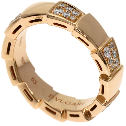 BVLGARI ブルガリ セルペンティ ヴァイパー ダイヤモンド #53 リング・指輪 K18PG レディース 中古