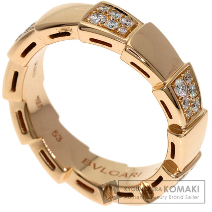 BVLGARI ブルガリ セルペンティ ヴァイパー ダイヤモンド #53 リング・指輪 K18PG レディース 中古