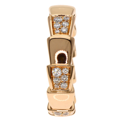 BVLGARI ブルガリ セルペンティ ヴァイパー ダイヤモンド #53 リング・指輪 K18PG レディース 中古