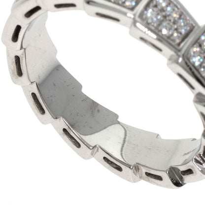 BVLGARI ブルガリ セルペンティ ヴァイパー フル ダイヤモンド #62 リング・指輪 K18WG レディース 中古