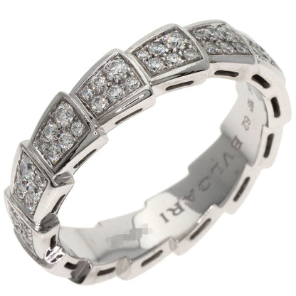 BVLGARI ブルガリ セルペンティ ヴァイパー フル ダイヤモンド #62 リング・指輪 K18WG レディース 中古