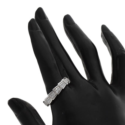 BVLGARI ブルガリ セルペンティ ヴァイパー フル ダイヤモンド #62 リング・指輪 K18WG レディース 中古
