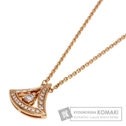 BVLGARI ブルガリ ディーヴァドリーム ダイヤモンド ネックレス K18PG レディース 中古