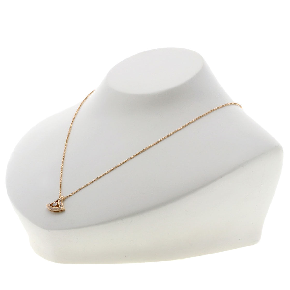 BVLGARI ブルガリ ディーヴァドリーム ダイヤモンド ネックレス K18PG レディース 中古