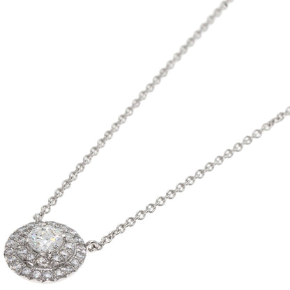 TIFFANY&Co. ティファニー ソレスト ダイヤモンド ネックレス PT950 レディース 中古