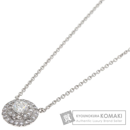 TIFFANY&Co. ティファニー ソレスト ダイヤモンド ネックレス PT950 レディース 中古