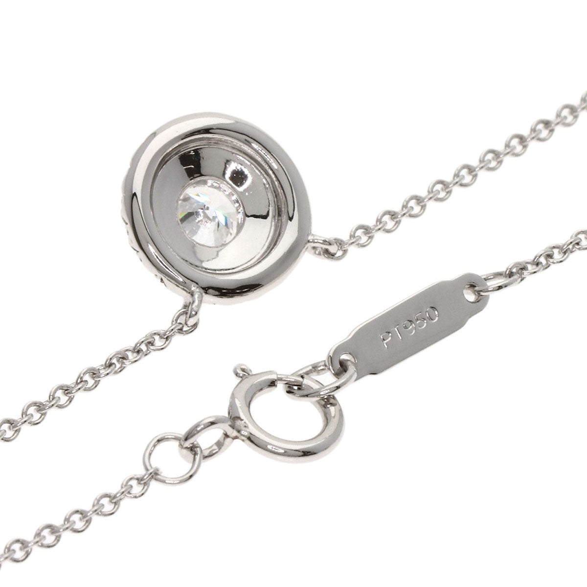 TIFFANY&Co. ティファニー ソレスト ダイヤモンド ネックレス PT950 レディース 中古