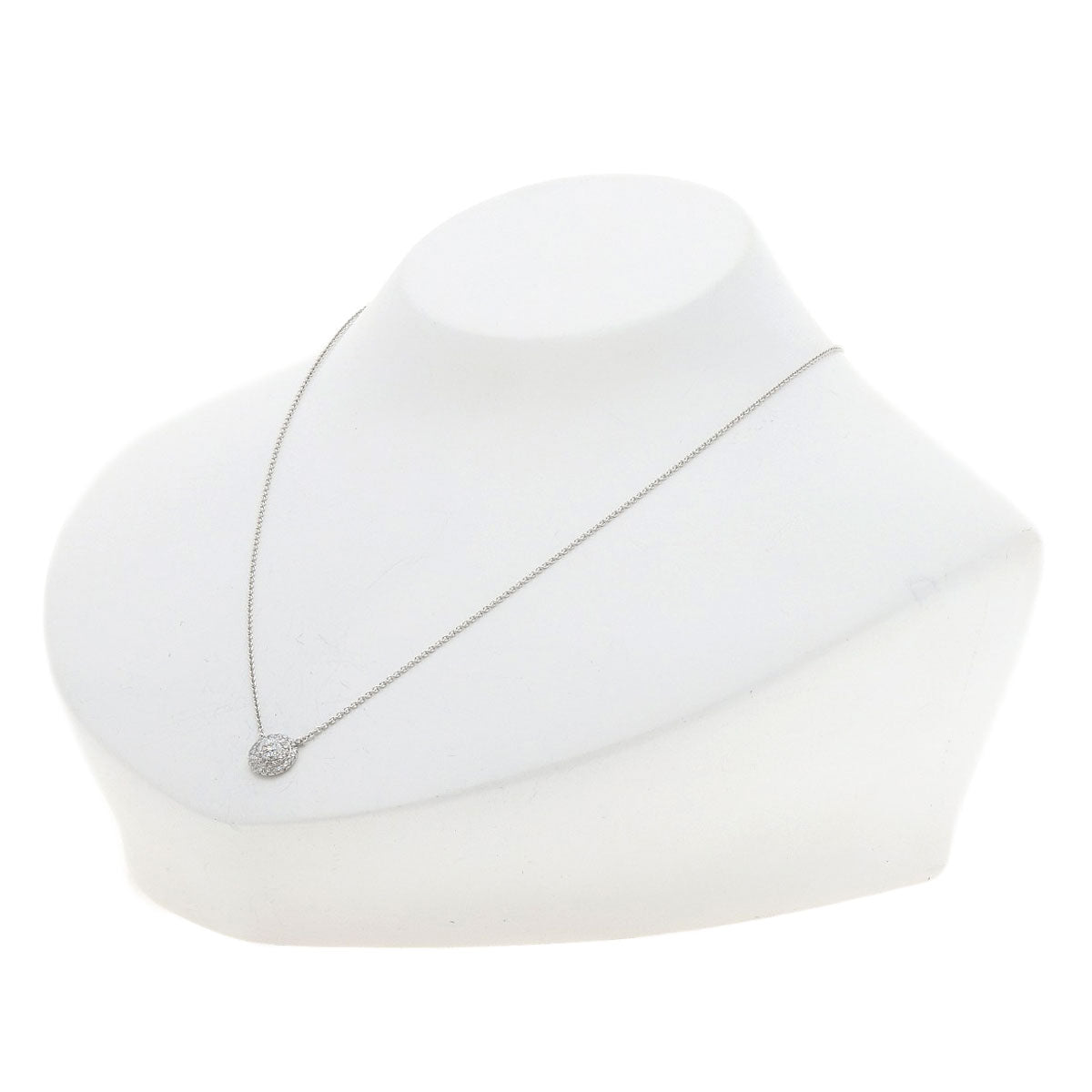 TIFFANY&Co. ティファニー ソレスト ダイヤモンド ネックレス PT950 レディース 中古
