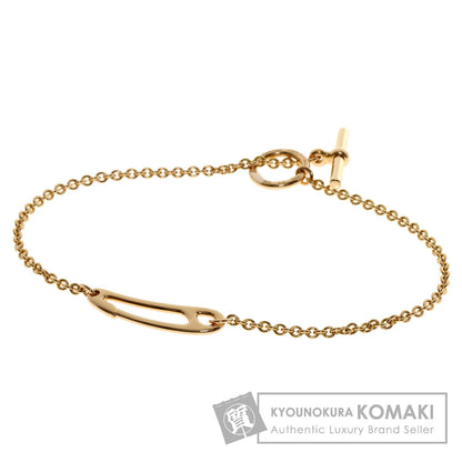 HERMES エルメス シェーヌダンクル ミニパンク ブレスレット K18PG レディース 中古