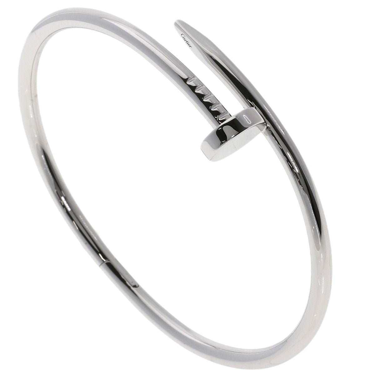 CARTIER カルティエ ジュスト アン クル クラシック #18 ブレスレット K18WG レディース 中古