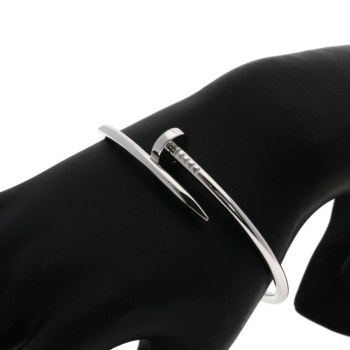 CARTIER カルティエ ジュスト アン クル クラシック #18 ブレスレット K18WG レディース 中古