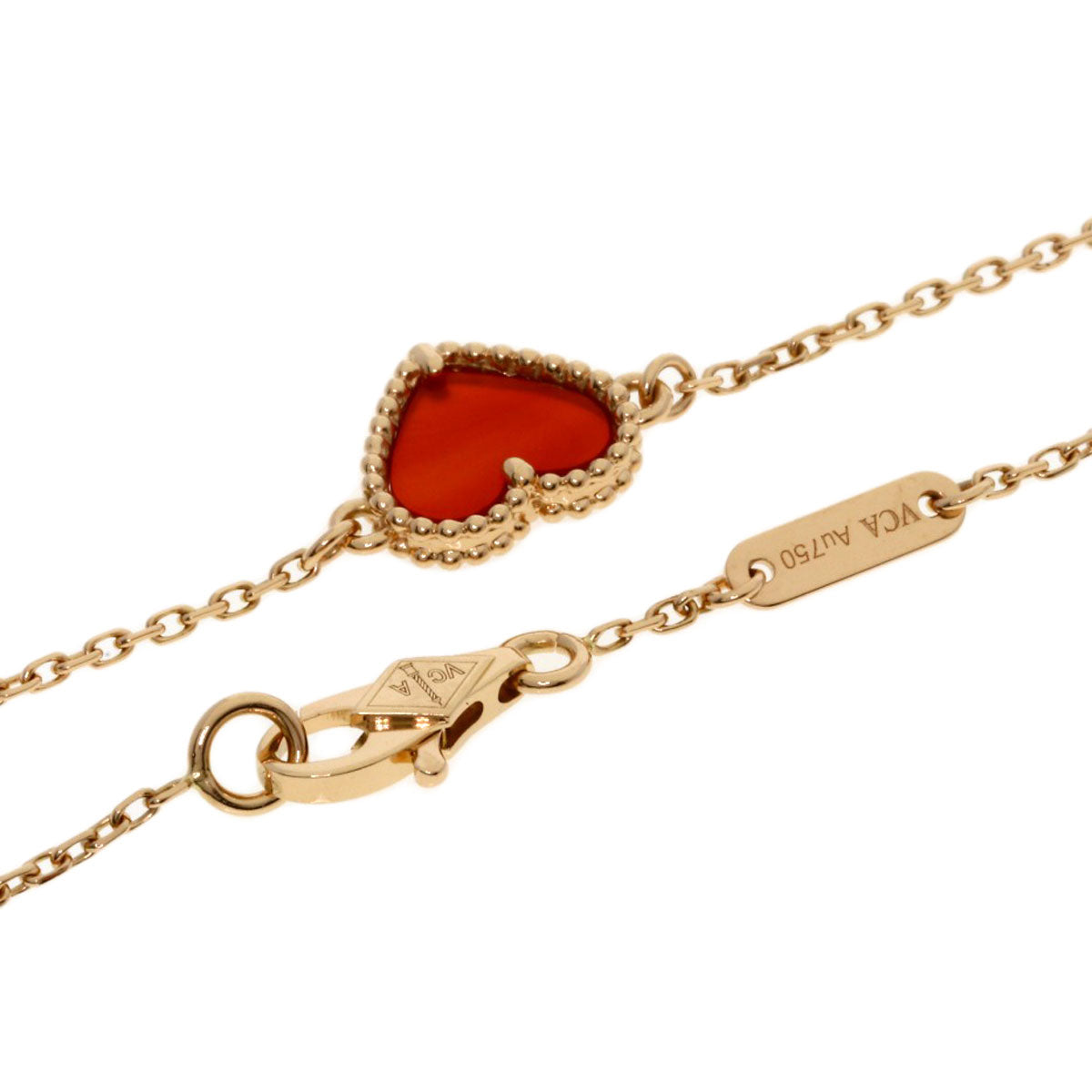 エレガントなカーネリアンブレスレット Van Cleef & Arpels ヴァンクリーフ＆アーペル ブレスレット 京の蔵