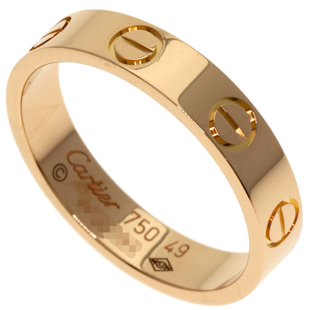 CARTIER カルティエ ミニラブリング #49 リング・指輪 K18PG レディース 中古