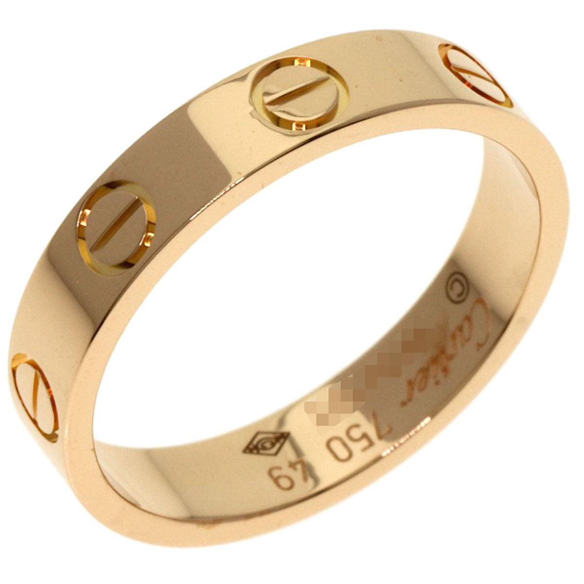 CARTIER カルティエ ミニラブリング #49 リング・指輪 K18PG レディース 中古