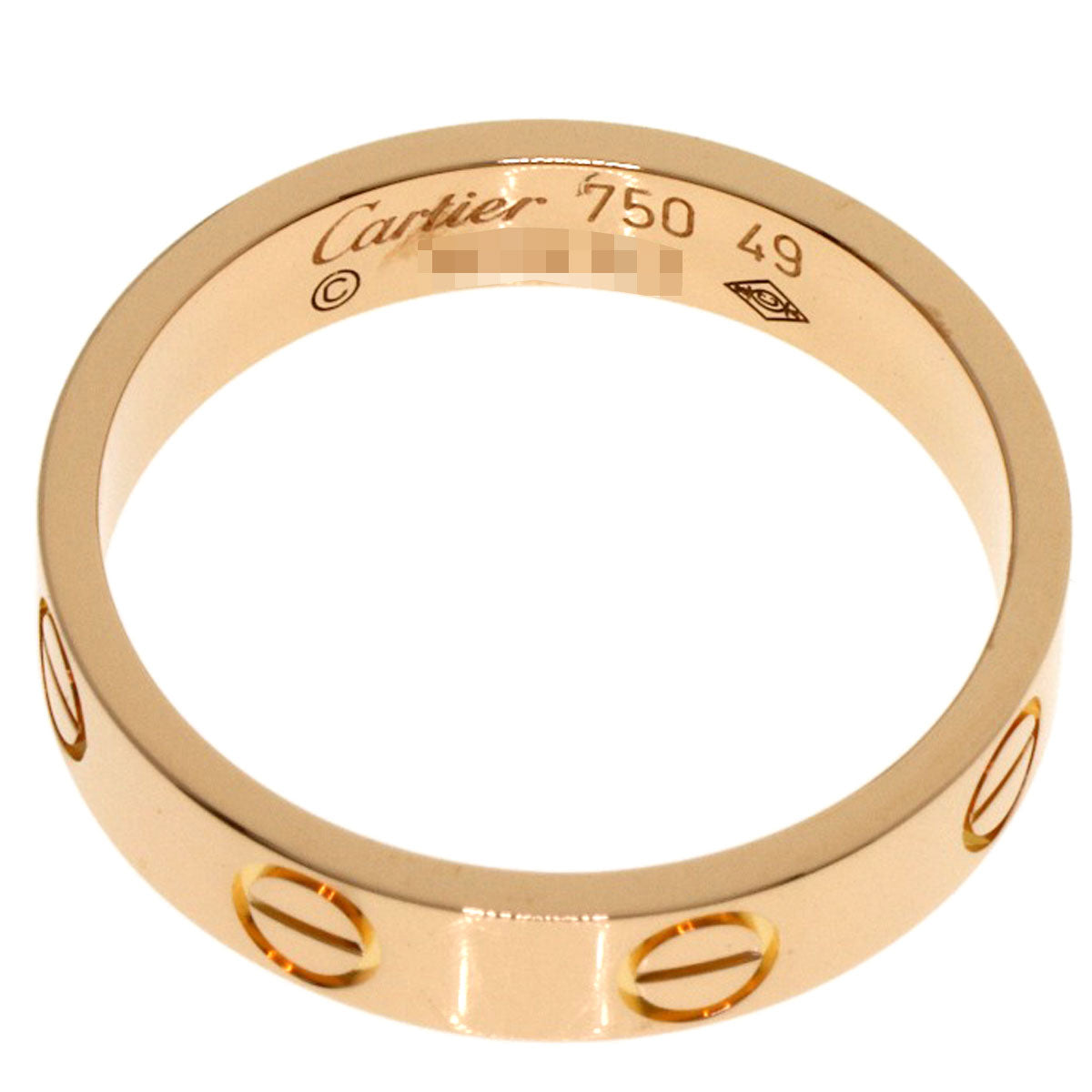 CARTIER カルティエ ミニラブリング #49 リング・指輪 K18PG レディース 中古