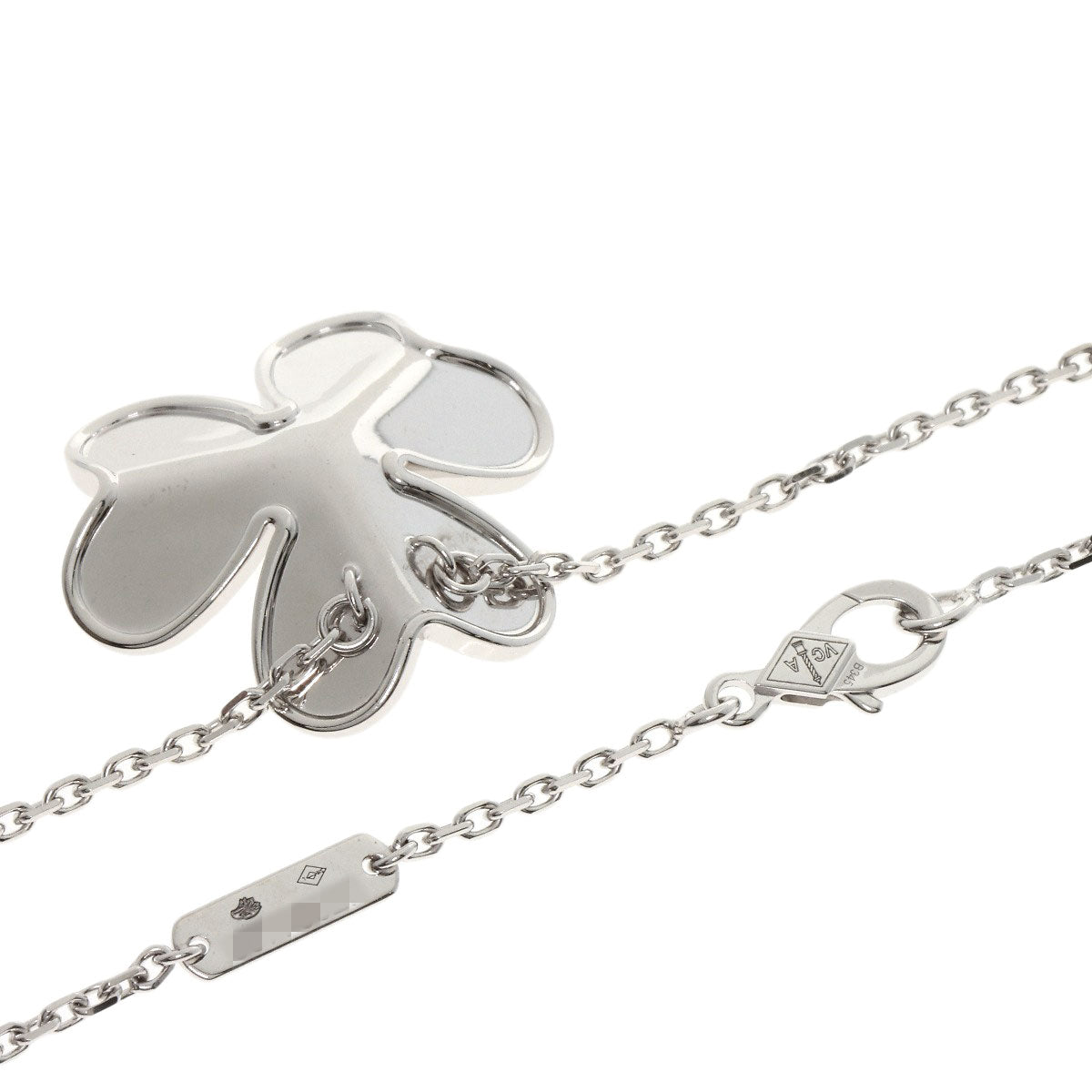 Van Cleef & Arpels ヴァンクリーフ＆アーペル フリヴォル ラージ ダイヤモンド ネックレス K18WG レディース 中古