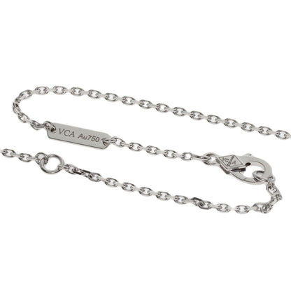 Van Cleef & Arpels ヴァンクリーフ＆アーペル フリヴォル ラージ ダイヤモンド ネックレス K18WG レディース 中古