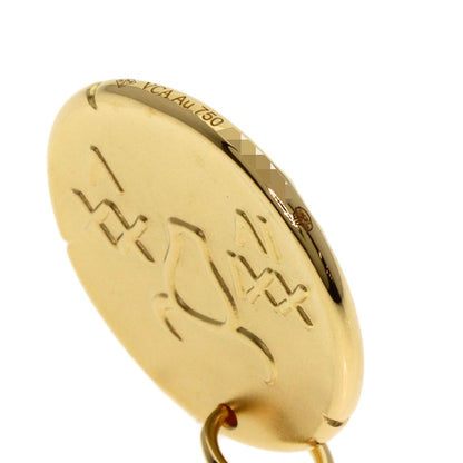 Van Cleef & Arpels ヴァンクリーフ＆アーペル ゾディアック メダル タウリ 牡牛座 ペンダントトップ K18YG レディース 中古