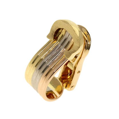 CARTIER カルティエ C2 スリーカラー 片方のみ イヤリング K18YG レディース 中古