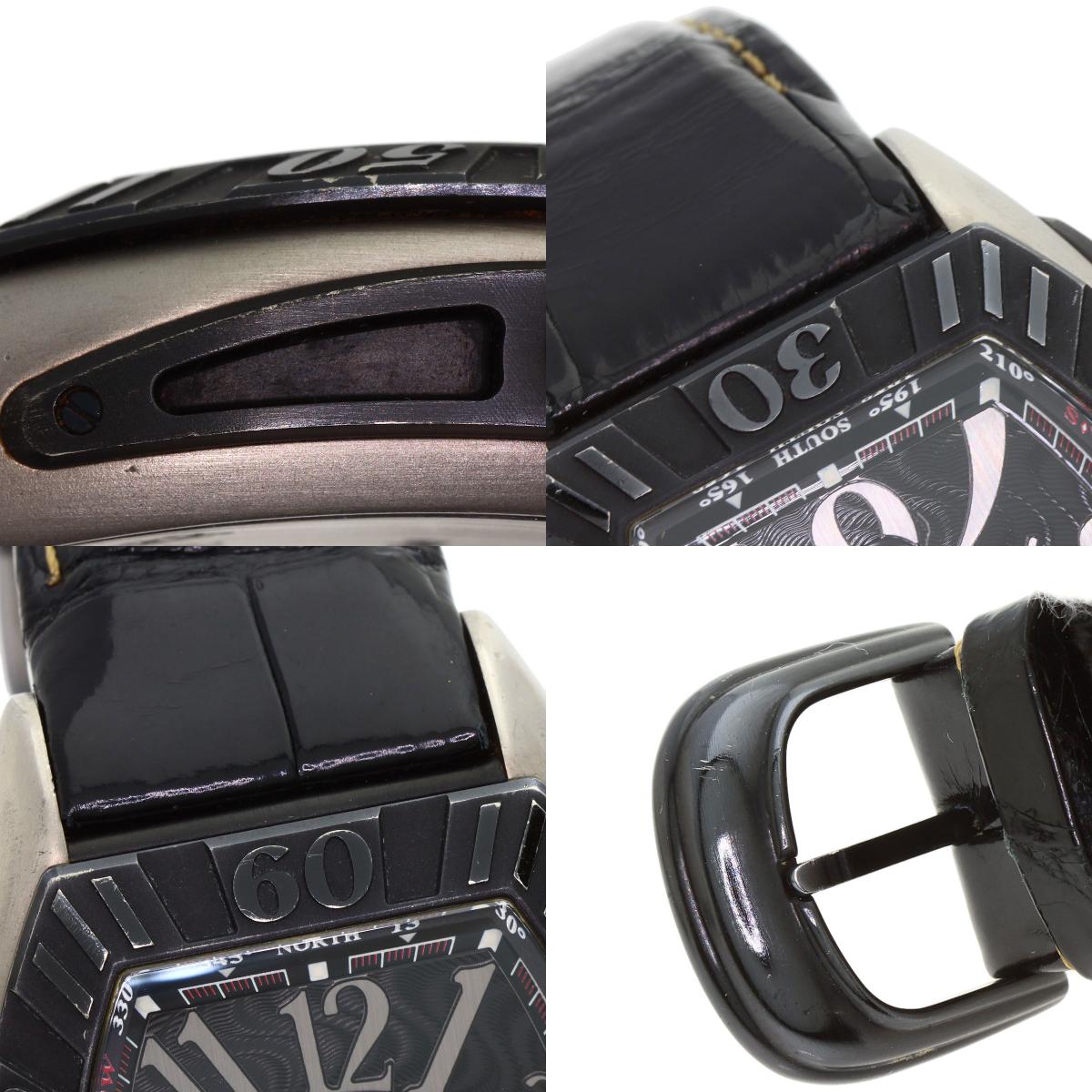 FRANCK MULLER フランクミュラー 9900SCGP コンキスタドール グランプリ 腕時計 チタン メンズ 中古