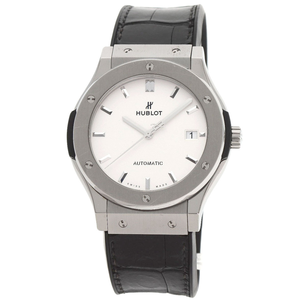 HUBLOT ウブロ 511.NX.2611.LR クラシックフュージョン オパリン 腕時計 チタニウム メンズ 中古