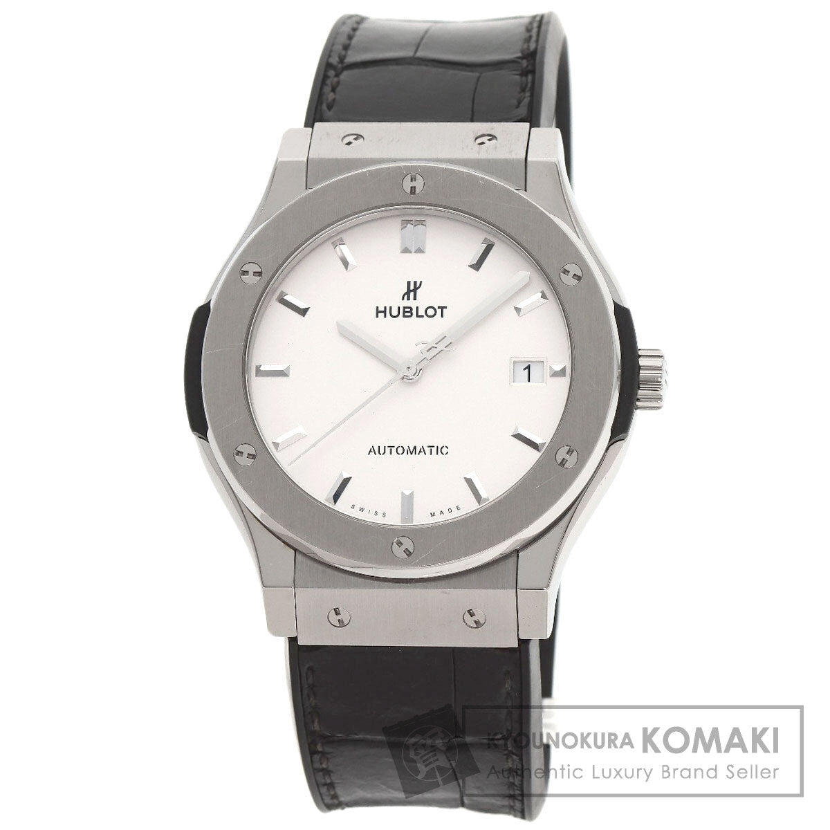 HUBLOT ウブロ 511.NX.2611.LR クラシックフュージョン オパリン 腕時計 チタニウム メンズ 中古