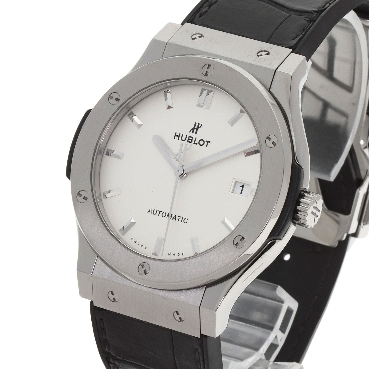 HUBLOT ウブロ 511.NX.2611.LR クラシックフュージョン オパリン 腕時計 チタニウム メンズ 中古