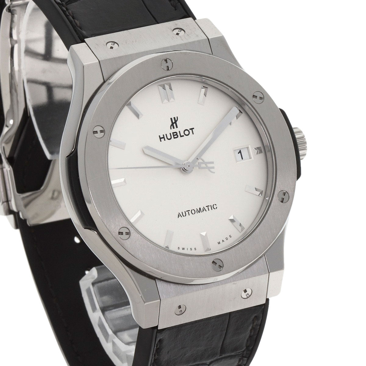 HUBLOT ウブロ 511.NX.2611.LR クラシックフュージョン オパリン 腕時計 チタニウム メンズ 中古