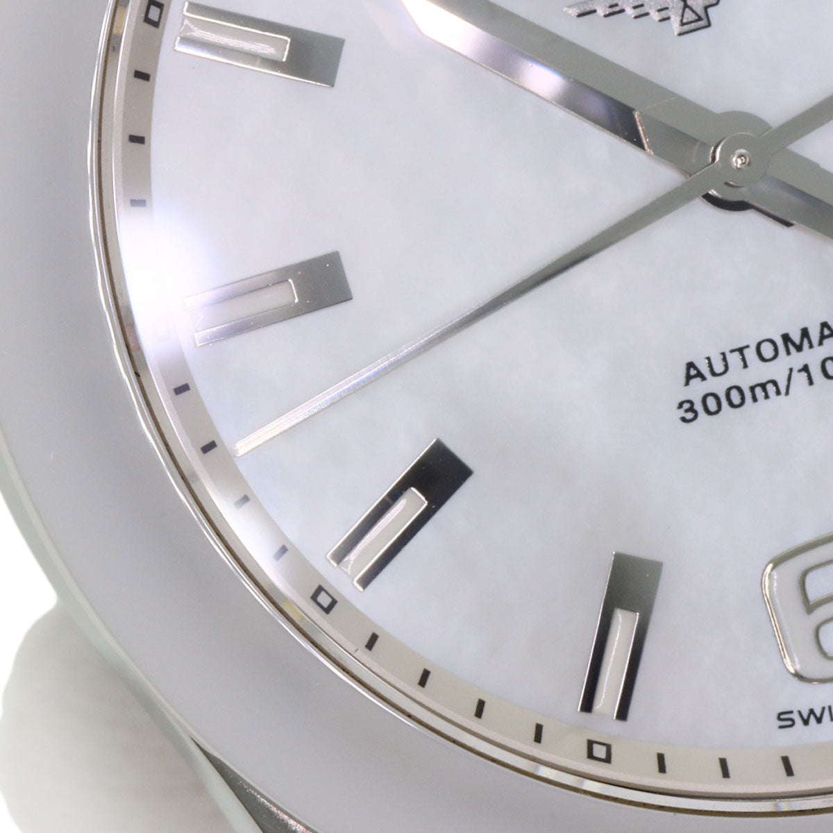 LONGINES ロンジン L3.657.4 コンクエスト ホワイトセラミック 腕時計 SS メンズ 中古