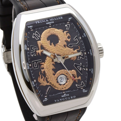 FRANCK MULLER フランクミュラー V45SCDTSTGAC5N ヴァンガード ゴールドドラゴン 世界88本限定 腕時計 SS メンズ 中古