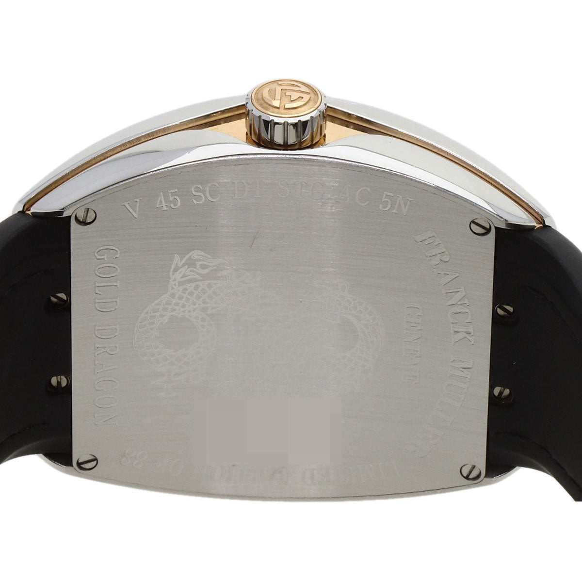 FRANCK MULLER フランクミュラー V45SCDTSTGAC5N ヴァンガード ゴールドドラゴン 世界88本限定 腕時計 SS メンズ 中古