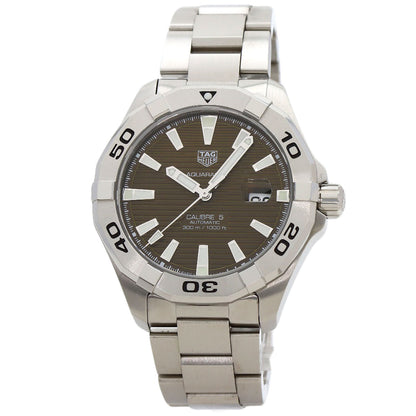TAG HEUER タグホイヤー WAY2018 アクアレーサー キャリバー5 ブラウン 腕時計 SS メンズ 中古