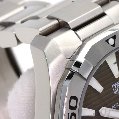 TAG HEUER タグホイヤー WAY2018 アクアレーサー キャリバー5 ブラウン 腕時計 SS メンズ 中古