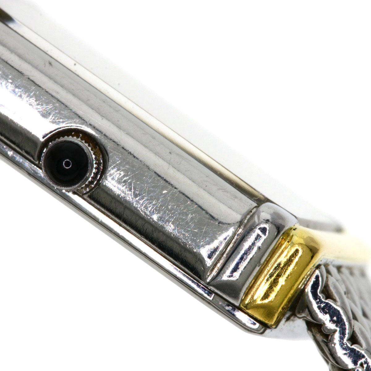 SEIKO セイコー 8420-6690 クレドール スクエアフェイス 腕時計 SS レディース 中古