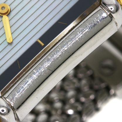 SEIKO セイコー 8420-6690 クレドール スクエアフェイス 腕時計 SS レディース 中古