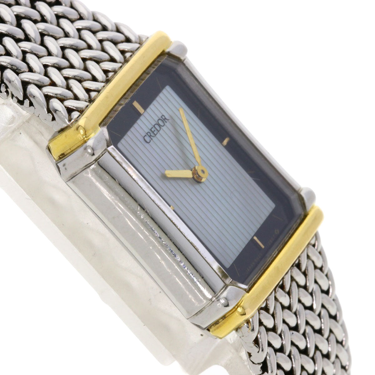 SEIKO セイコー 8420-6690 クレドール スクエアフェイス 腕時計 SS レディース 中古