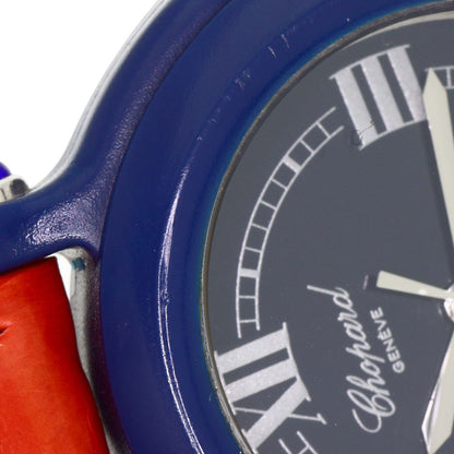 Chopard ショパール 27/7778 ハッピースター 3P ダイヤモンド 1000本限定 腕時計 プラスティック レディース 中古