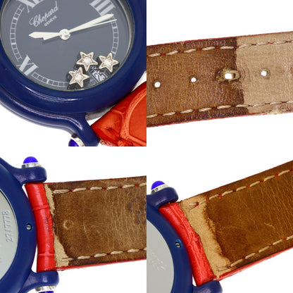 Chopard ショパール 27/7778 ハッピースター 3P ダイヤモンド 1000本限定 腕時計 プラスティック レディース 中古