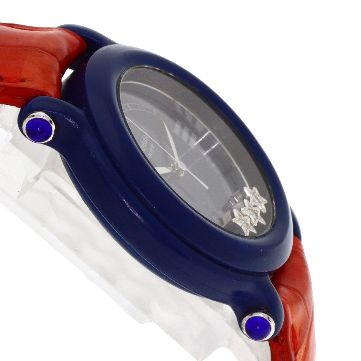 Chopard ショパール 27/7778 ハッピースター 3P ダイヤモンド 1000本限定 腕時計 プラスティック レディース 中古