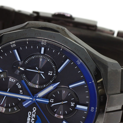 CASIO カシオ OCW-S5000B-1AJF オシアナス マンタ S5000シリーズ 腕時計 チタン メンズ 中古