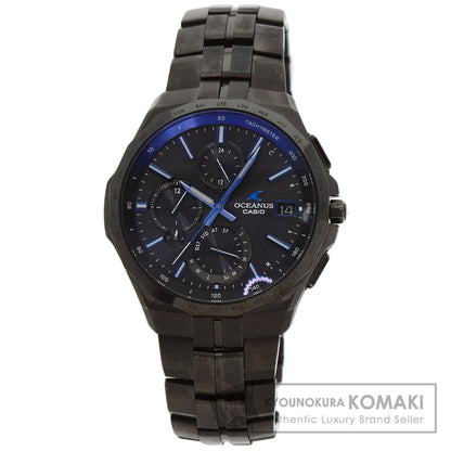 CASIO カシオ OCW-S5000B-1AJF オシアナス マンタ S5000シリーズ 腕時計 チタン メンズ 中古